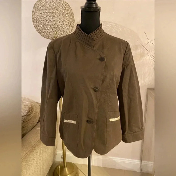 Armani Collezioni Brown Jacket size 14 - Picture 2 of 6